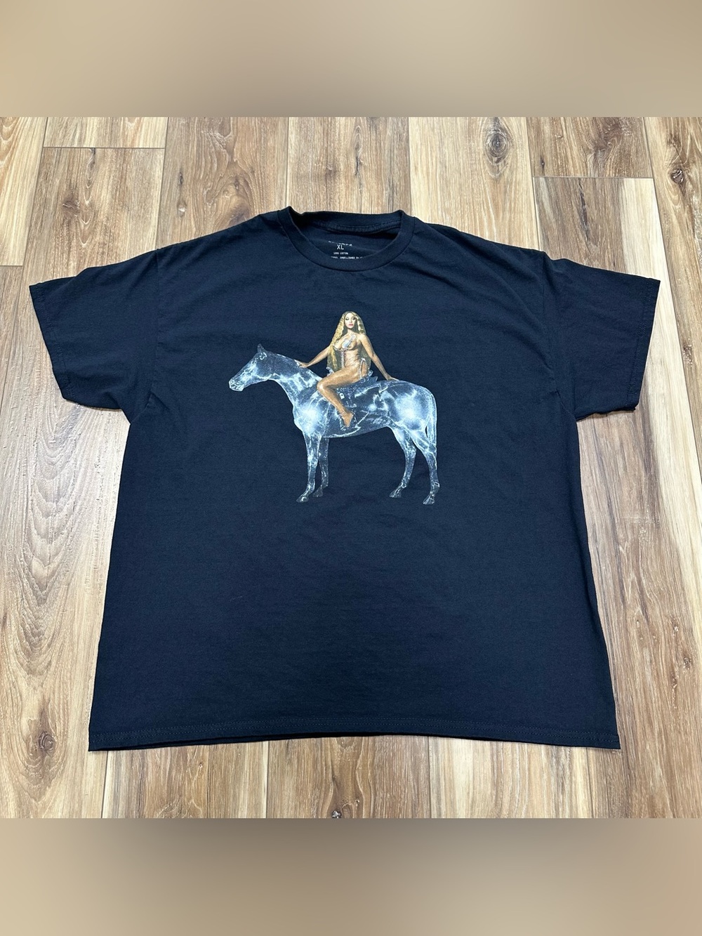 Beyonce Renaissance World Tour 2023 Shirt Horse Graphic, Black, XL